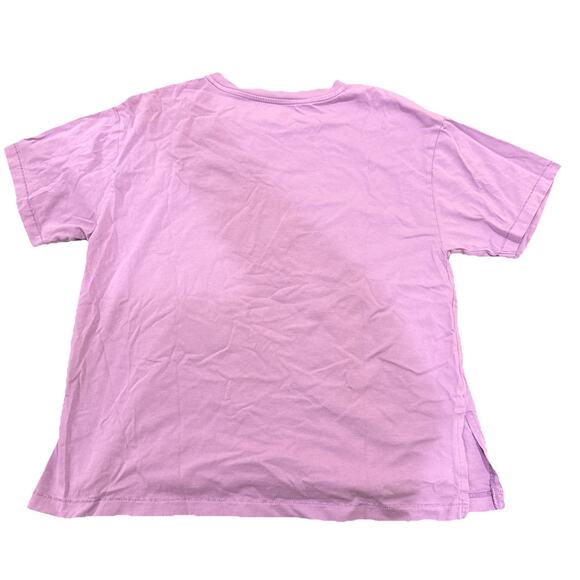 LOT OF 2! GAP O/sized Pocket Crewneck Tee Wmns XS/S Lavender&Cantaloupe - Picture 6 of 9